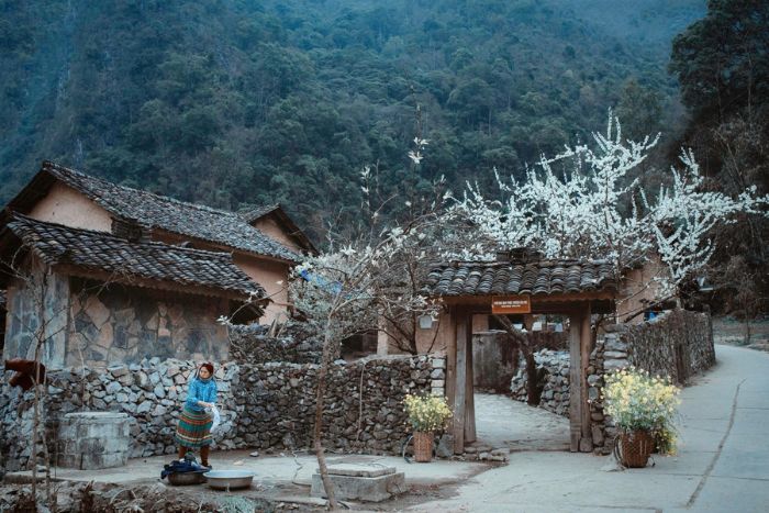 Pao's House is located in the Lung Cu village in Ha Giang